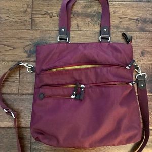 Osgoode Marley convertible tote - cranberrry